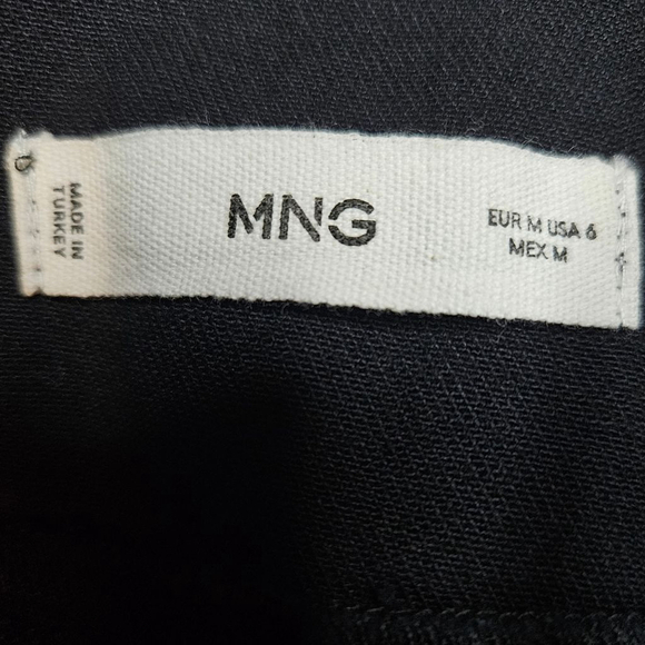 MNG by Mango 6 Black Mini Dress with Crystals - Picture 4 of 7